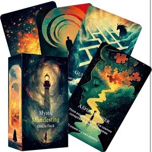 Mystic Oracle Deck with Vibrant Artwork